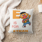 E is voor Ernie | Voeg je naam toe Kussen (Deken)