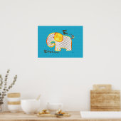 "E is voor poster voor digitaal schilderen van oli (Keuken)