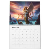E.J. Gold Angel Zodiac Kalender 2024 (Mar 2026)