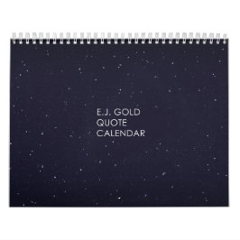 E.J. Gold Citaatkalender Kalender