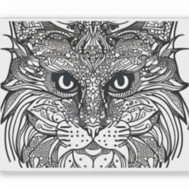 E.J. Gold Cub Gezicht Verwijderbaar Vinyl Sticker