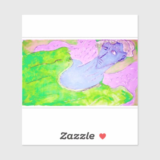 E.J. Gold Guardian Angel of the West Vinyl Sticker (Vel)