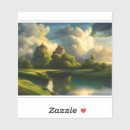 E.J. Gold Harmony van het platteland Verwijderbaar Sticker