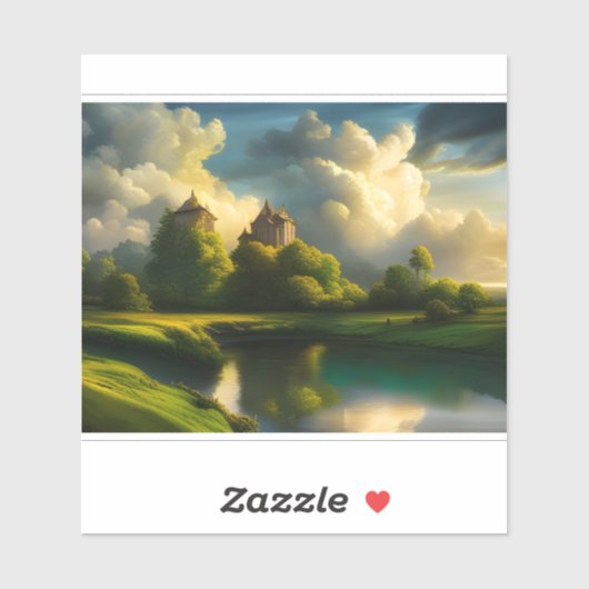 E.J. Gold Harmony van het platteland Verwijderbaar Sticker (Vel)