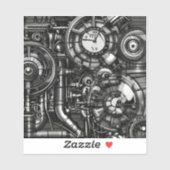 E.J. Gold Hoe laat is het? vinyl Sticker (Vel)