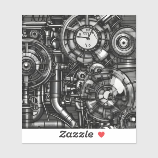 E.J. Gold Hoe laat is het? vinyl Sticker (Vel)