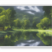 E.J. Gold Idyllic Retraite Verwijderbaar Vinyl Sticker (Voorkant)