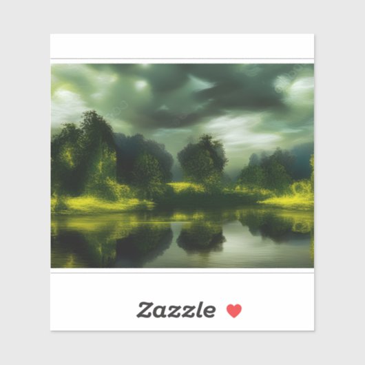 E.J. Gold Meadows of Serenity Verwijderbaar Vinyl Sticker (Vel)