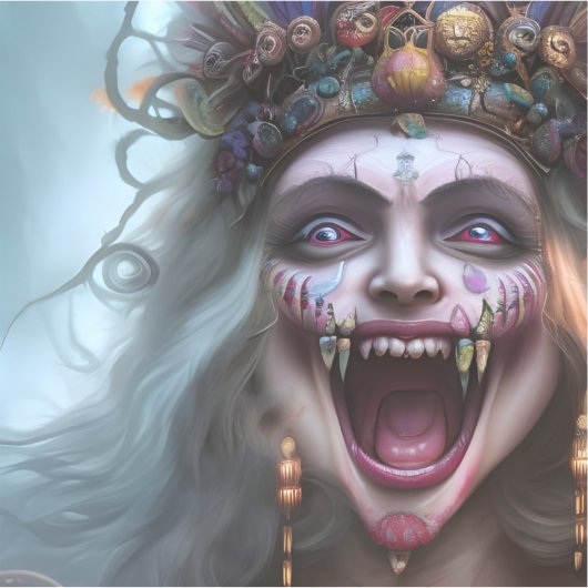 E.J. Gold Mystieke Danser Vinyl Sticker (Voorkant)