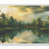 E.J. Gold rustieke schoonheid onthuld verwijderbaa Sticker (Voorkant)