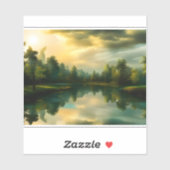 E.J. Gold rustieke schoonheid onthuld verwijderbaa Sticker (Vel)