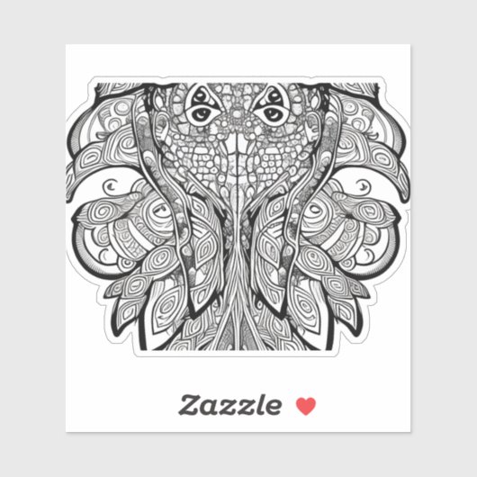 E.J. Gold Squid Verwijderbaar Vinyl Sticker (Vel)