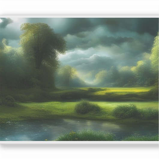 E.J. Gold Tranquil Pastoral Symfonie Verwijderbaar Sticker (Voorkant)