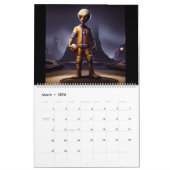 E.J. Gold's Alien Rookie Kaart Kalender (Mar 2026)