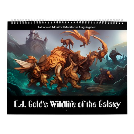 E.J. Gold's Wildlife of the Galaxy Kalender (Hoes)