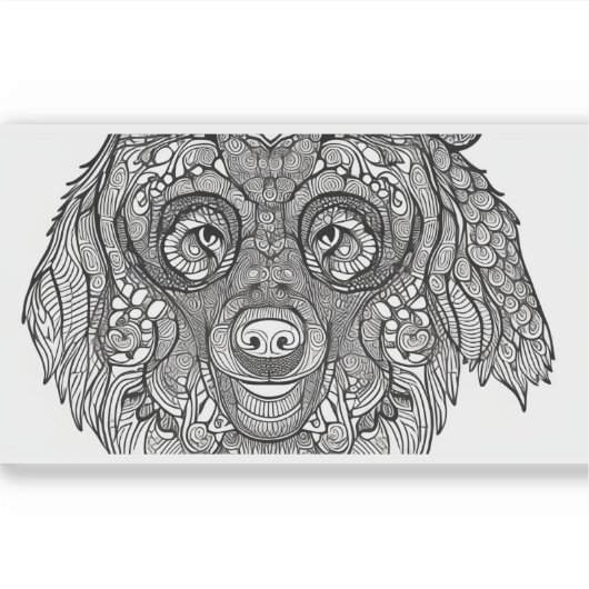 E.J. gouden Beren gezicht verwijderbaar vinyl Sticker (Voorkant)