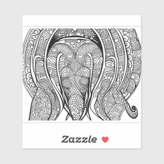 E.J. gouden dolfijngezicht verwijderbaar vinyl Sticker (Vel)