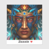 E.J. Gouden Magische Danser Vinyl Sticker (Vel)