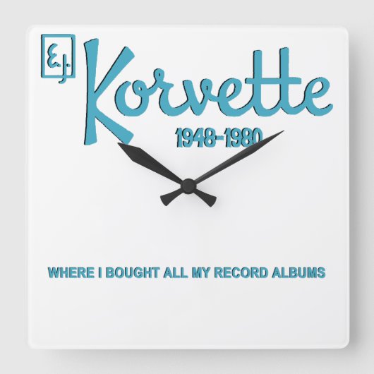 E.J. Korvette Department Store, IL. (1948-1980) Vierkante Klok (Voorkant)