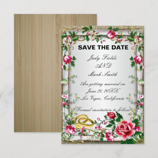 E KAART (Voorkant / Achterkant)