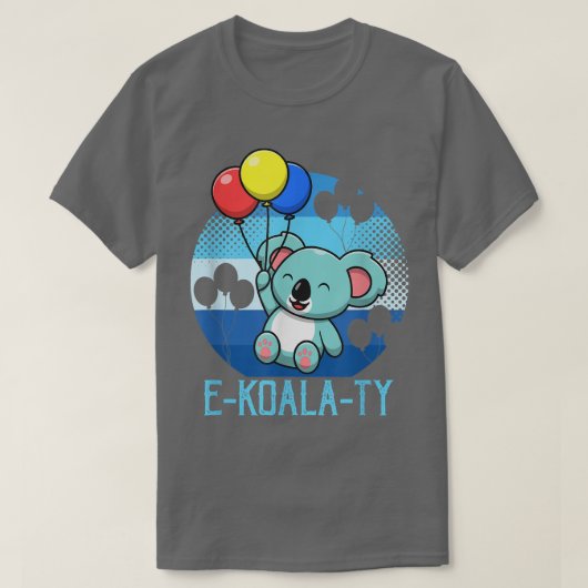 E-Koala-Ty Equality Koala Beer T-shirt (Design voorkant)