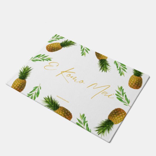 E KOMO MAI - HAWAÏAN WELCOME - DOORMAT DEUR MAT (Schuin)