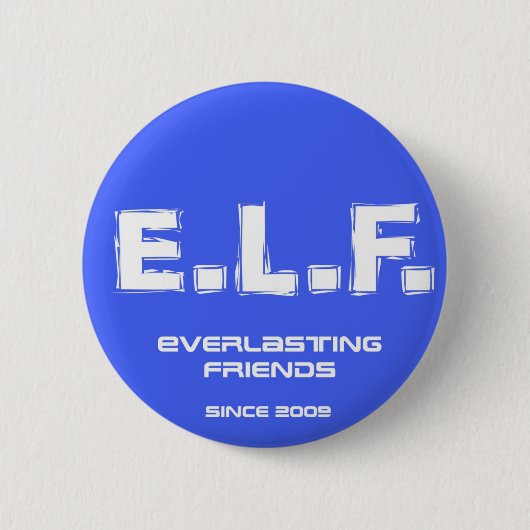 E.L.F. 2009 RONDE BUTTON 5,7 CM (Voorkant)