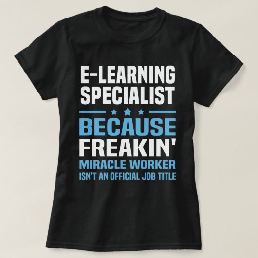 E-learningspecialist T-shirt (Design voorkant)