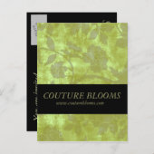 E-legant Couture Business Openingskaart Uitnodiging Briefkaart (Voorkant / Achterkant)