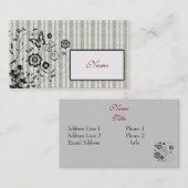 E-legant Designer Business Card-template Visitekaartje (Voorkant / Achterkant)