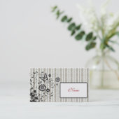 E-legant Designer Business Card-template Visitekaartje (Staand voorkant)