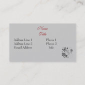 E-legant Designer Business Card-template Visitekaartje (Achterkant)