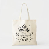 élu maitre de l'année tote bag (Voorkant)