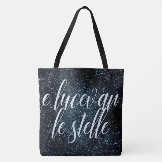 E lucevan le stelle de sterren schenen Tosca Tote Bag (Voorkant)