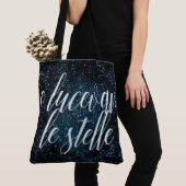E lucevan le stelle de sterren schenen Tosca Tote Bag (Dichtbij)