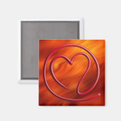 e m a i l 4 y o u | vuurrood magneet (Voorkant / Achterkant)