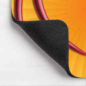 e m ee en G | gele radiaal Muismat (Hoek)