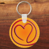 e m ee en G | gele radiaal Sleutelhanger (Voorkant)