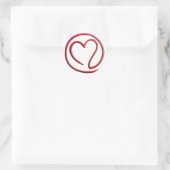 e m ee en G Ronde Sticker (Tas)