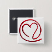 e m ee en G Vierkante Button 5,1 Cm (Voorkant /achterkant)