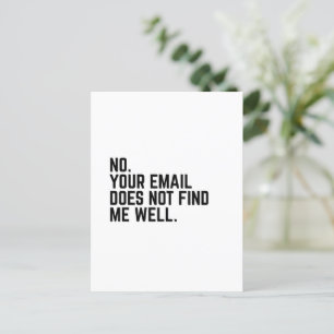 E-mail grappige collega citaat cadeau idee voor he briefkaart