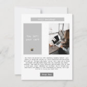 E-mail herinnering voor verlaten winkelwagentje aankondiging (Voorkant)