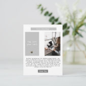 E-mail herinnering voor verlaten winkelwagentje aankondiging (Staand voorkant)