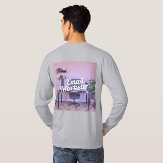 E-mail marketeer Carrière T-shirt (Achterkant volledig)
