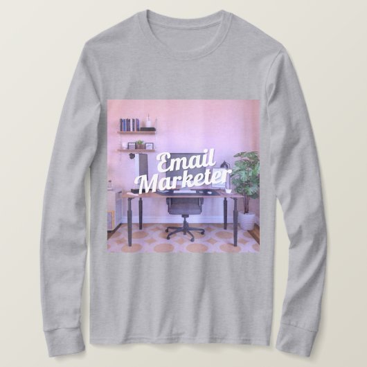 E-mail marketeer Carrière T-shirt (Design voorkant)