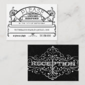 E-mail met respons op het bord of telefoonkaarten informatiekaartje (Voorkant / Achterkant)