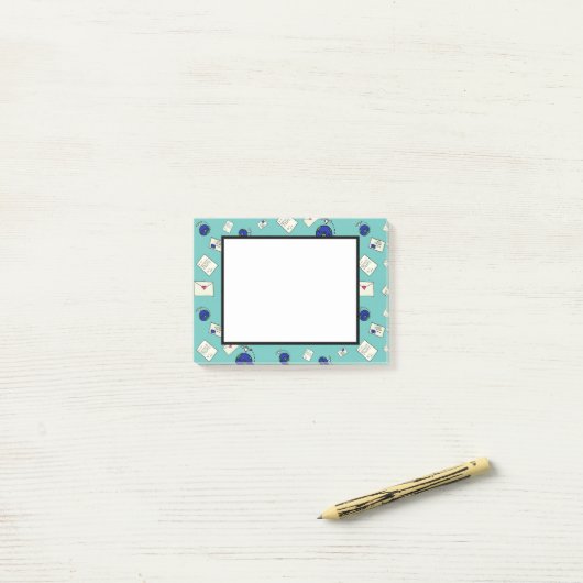 E-mail Rond de Wereld Post-it® Notes (Op bureau)
