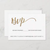 E-mail RSVP Aangepaste QR-code gereserveerde stoel (Voorkant / Achterkant)