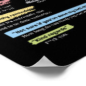 E-mail van het bedrijf is grappig poster (Hoek)