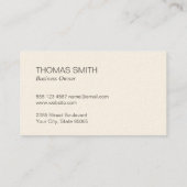 E-mail | Zakelijk Visitekaartje (Achterkant)